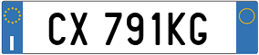 Truck License Plate